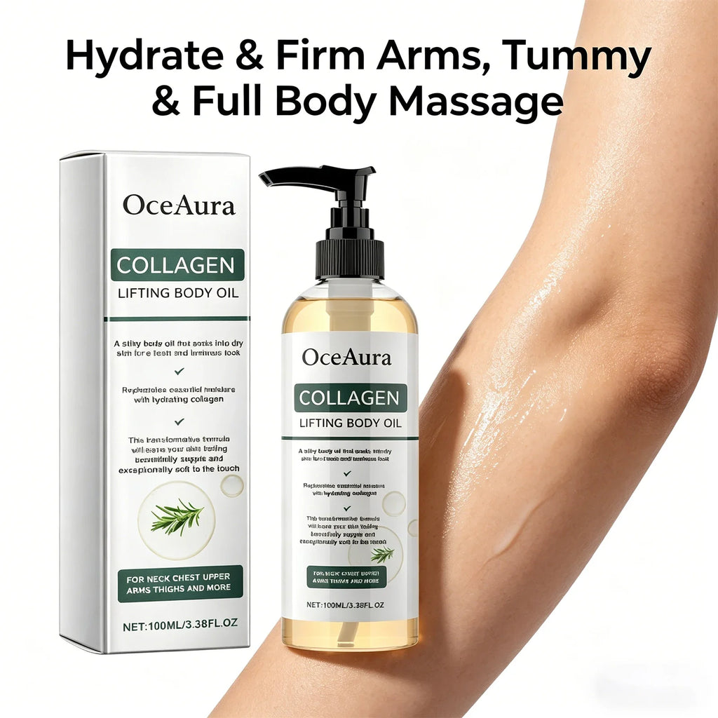 Collagen Body Oil – Firming, Hydrating & Rosemary Massage Oil