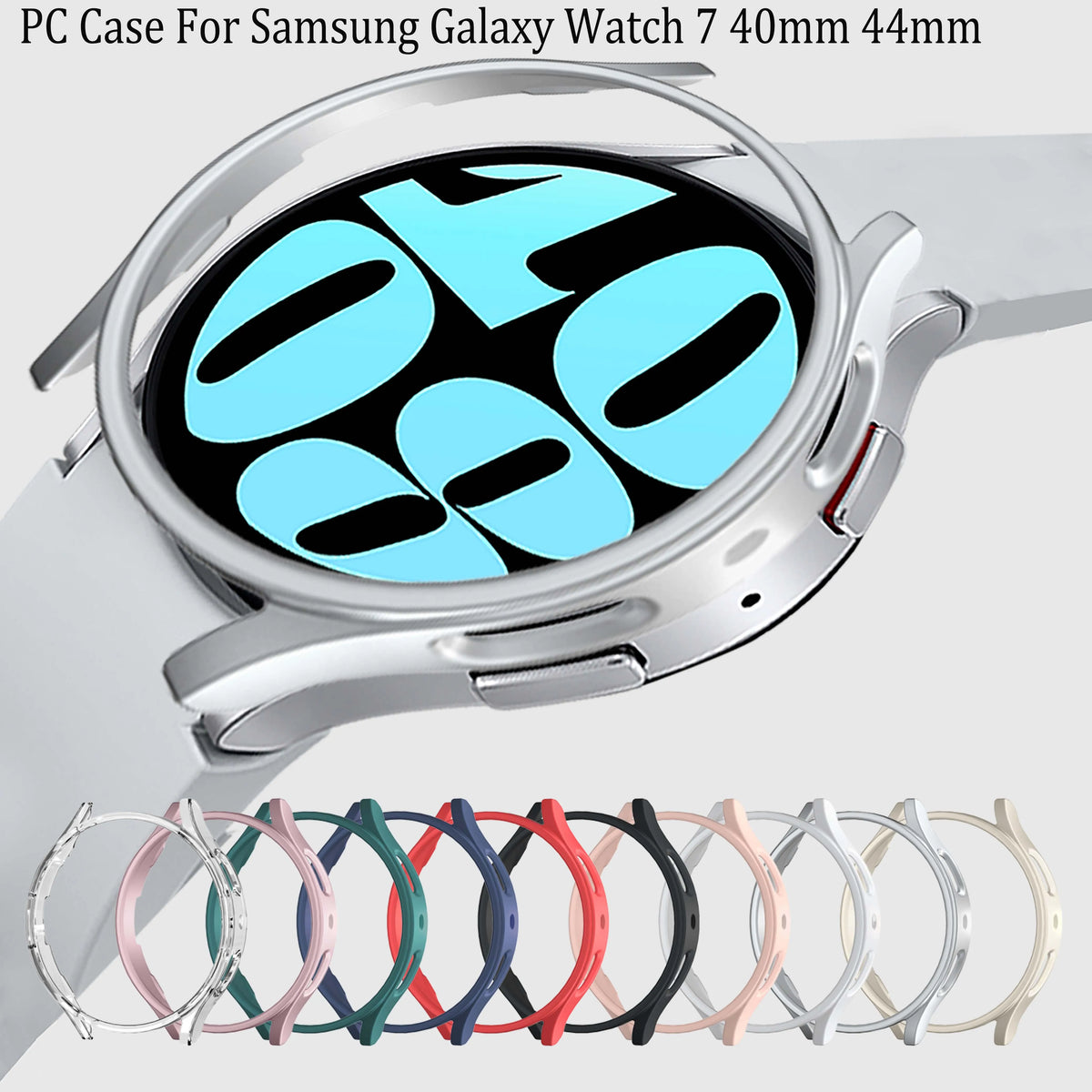 Samsung Galaxy Watch 7 Hard PC Case – Scratch-Proof Bumper
