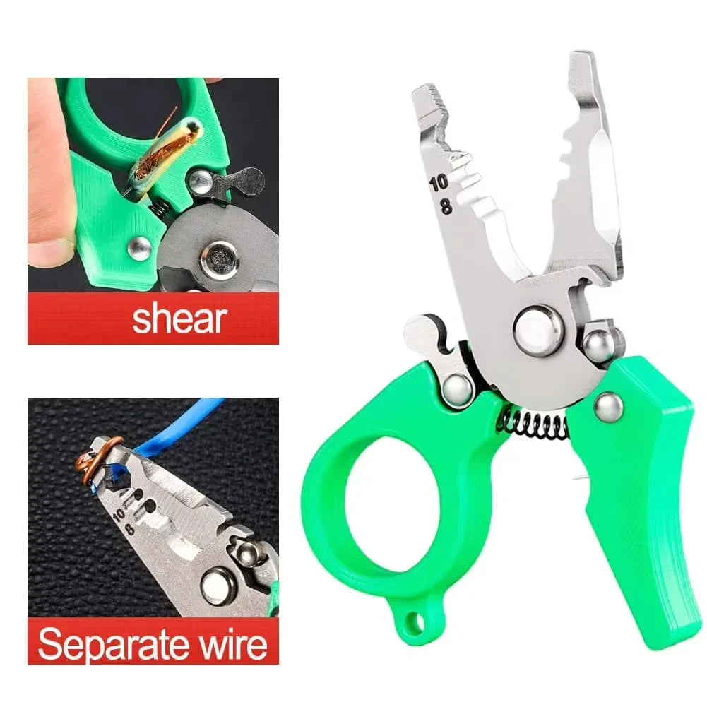 Automatic Wire Stripper, Cutter & Crimper Tool – Aluminum