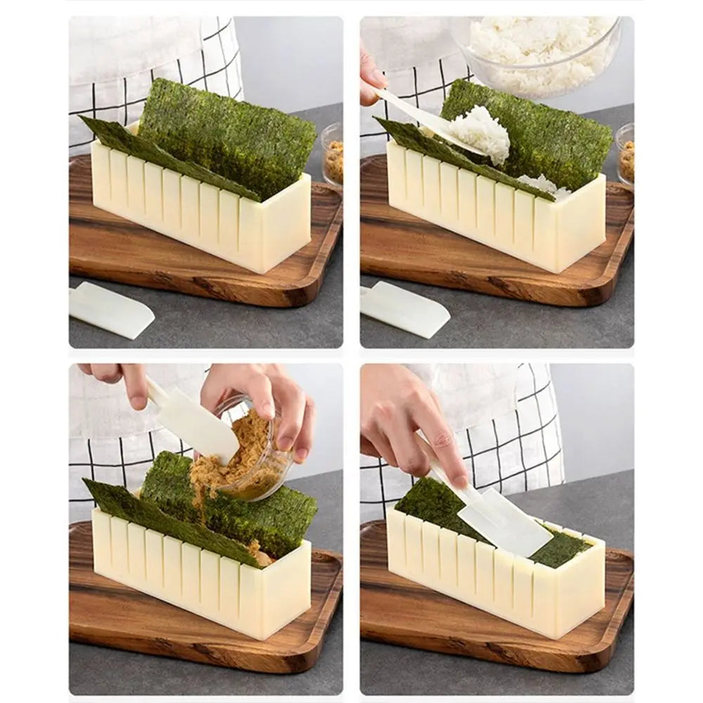 Plastic Sushi Maker Equipment Anti-stick Round Square Heart-shaped
