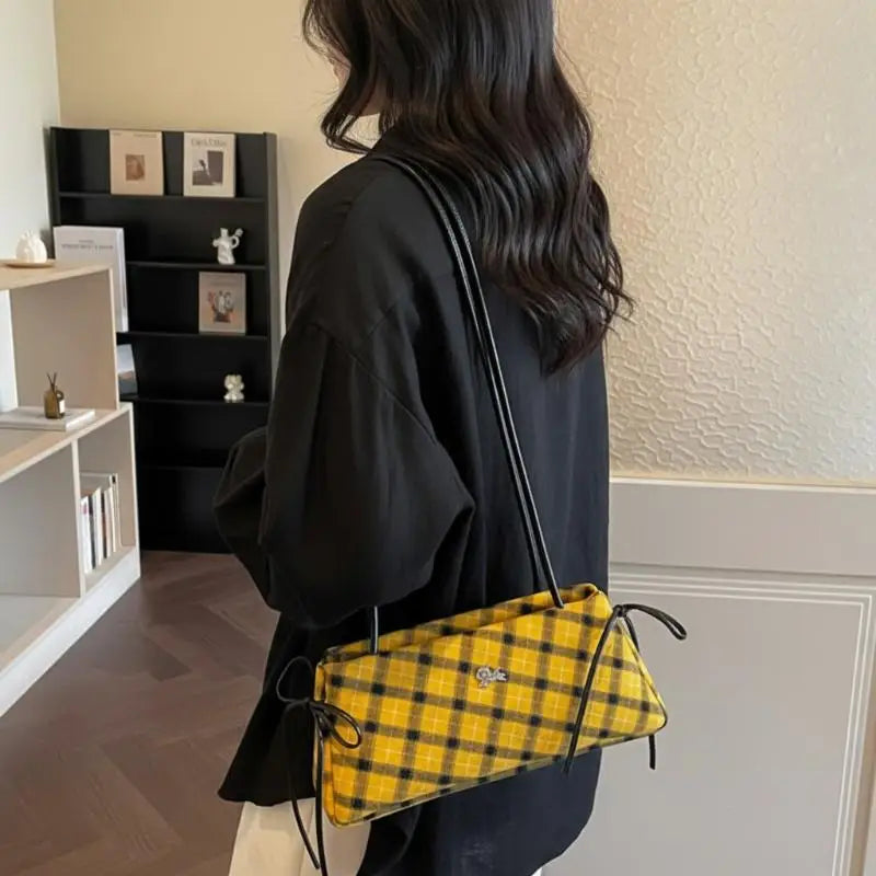 Women's Striped Large Capacity Tote Shoulder Bag | Daily & Office