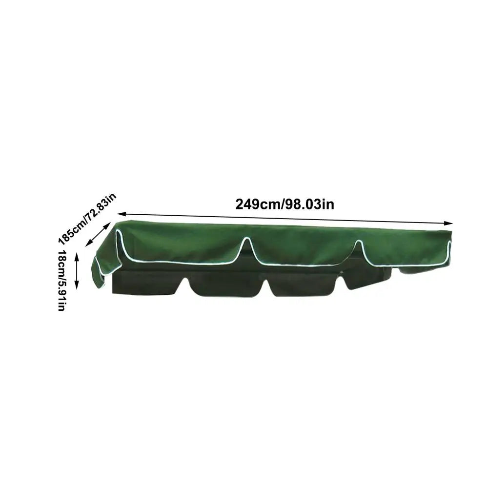 Waterproof UV-Resistant Patio Swing Canopy Replacement Cover