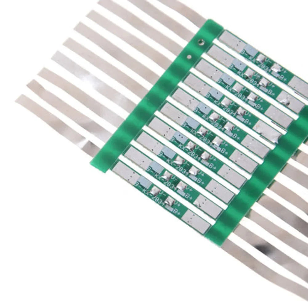10Pcs 18650 Li-Ion Battery Protection Board 3.7V 28×3mm