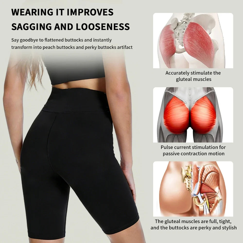 EMS Microcurrent Shaping Shorts | Butt Lift & Body Sculpting