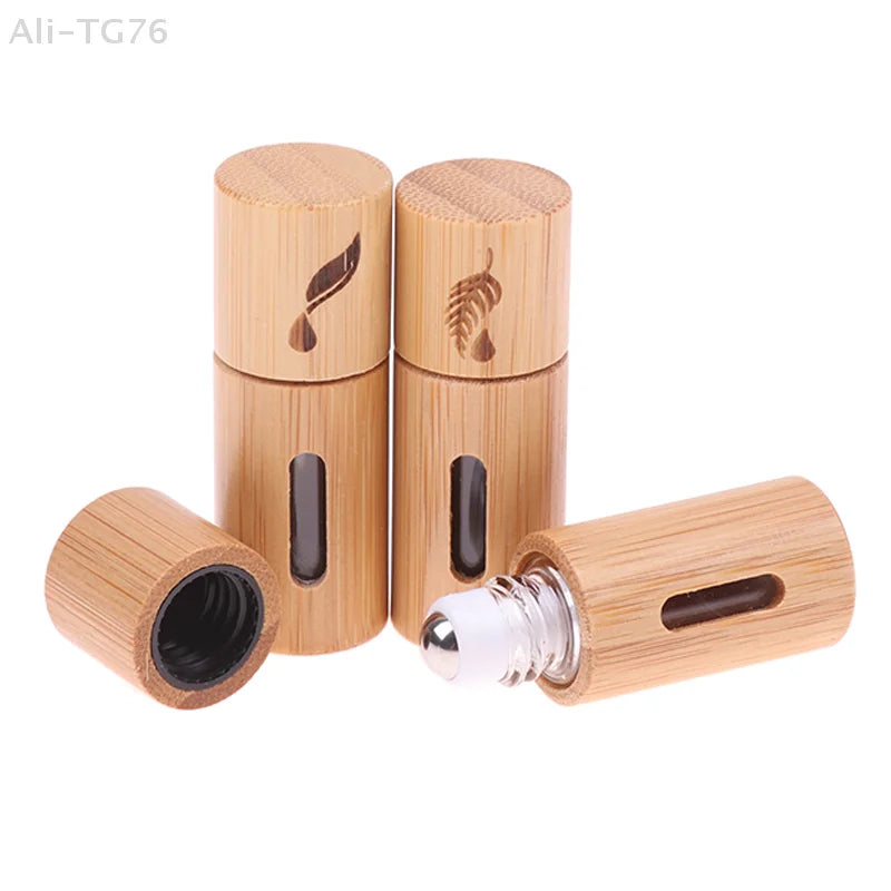 3ml Bamboo Roll-On Bottle | Essential Oil Aromatherapy Roller