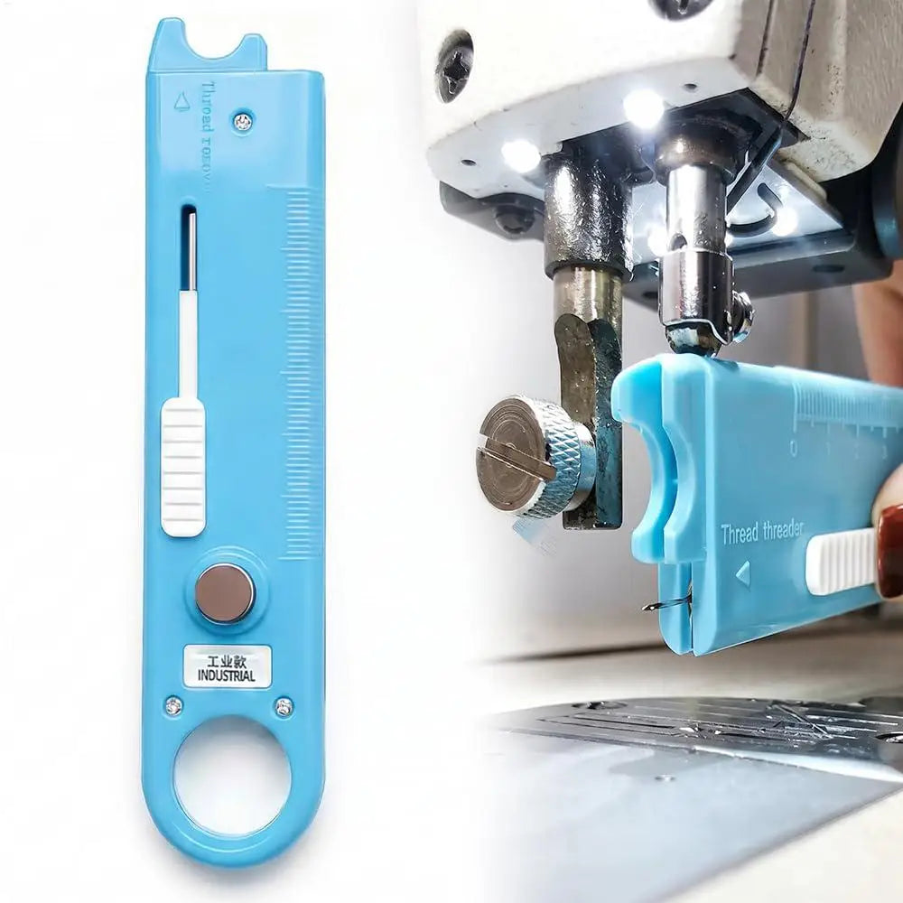 4-in-1 Automatic Needle Threader with Magnifier & Seam Ripper