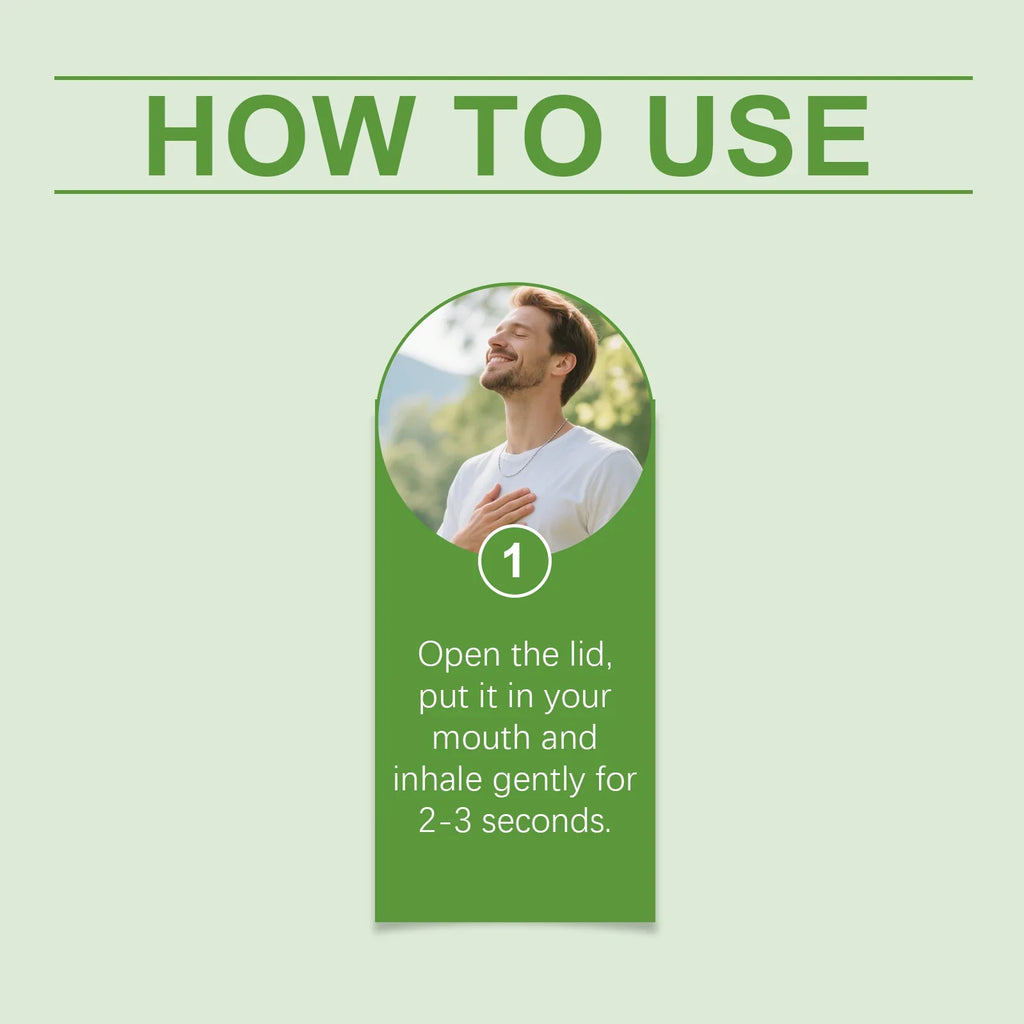 Herbal Fresh Breathing Stick – Cooling Mint Aromatherapy Inhaler