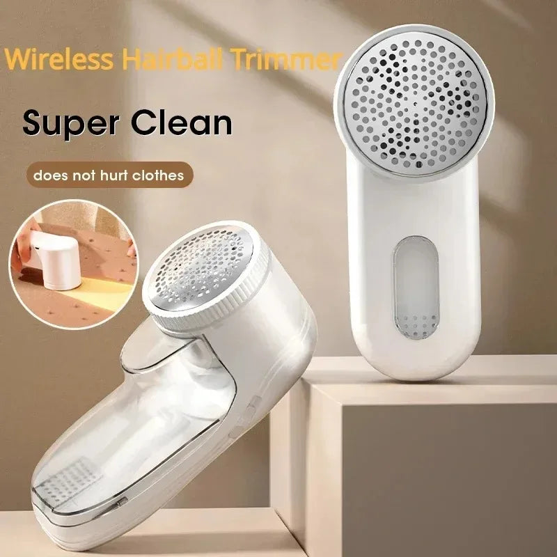Electric Lint Remover – Wireless 6-Blade Fabric Shaver