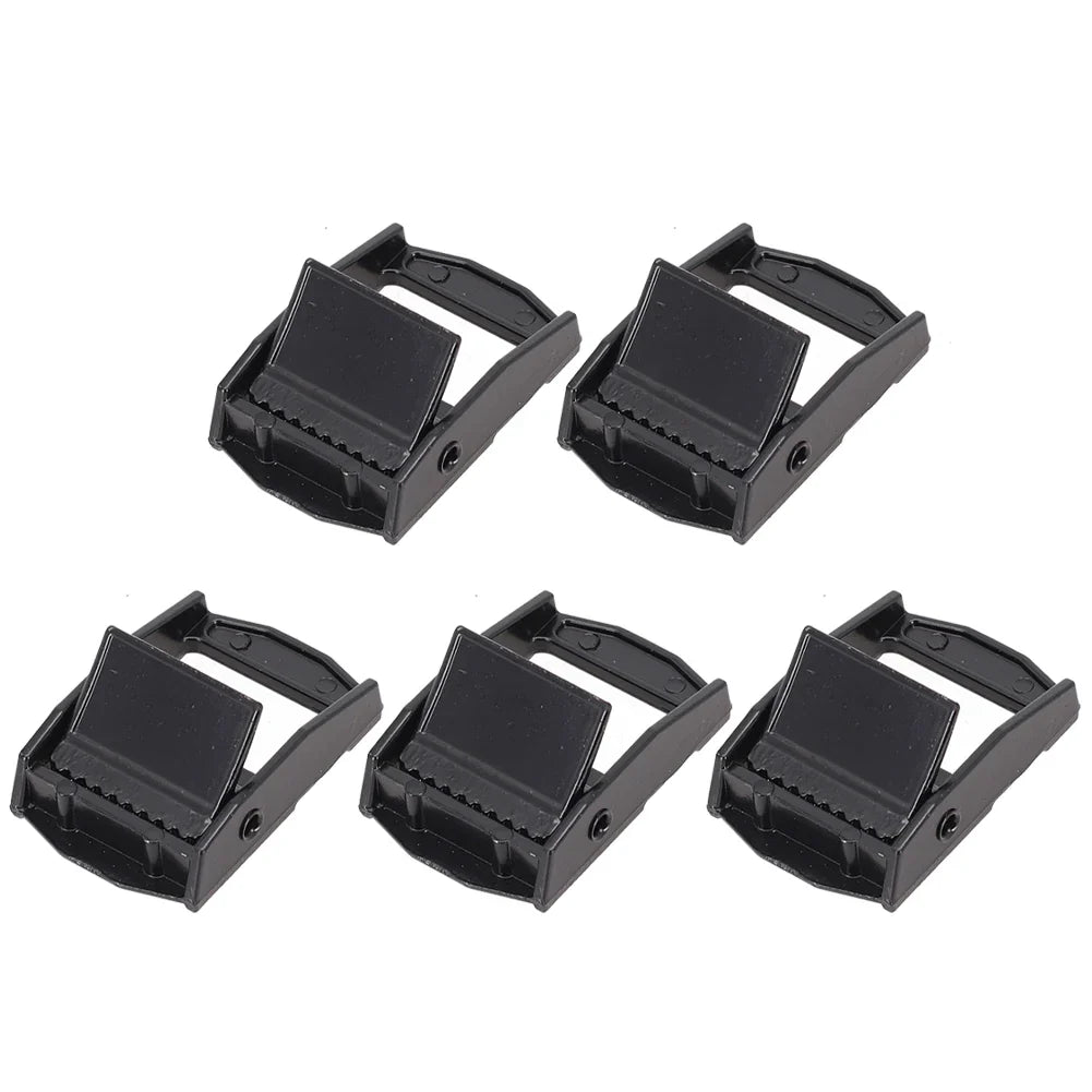 5-Pack 25mm Zinc Alloy Cam Buckles – Cargo Tensioner Straps