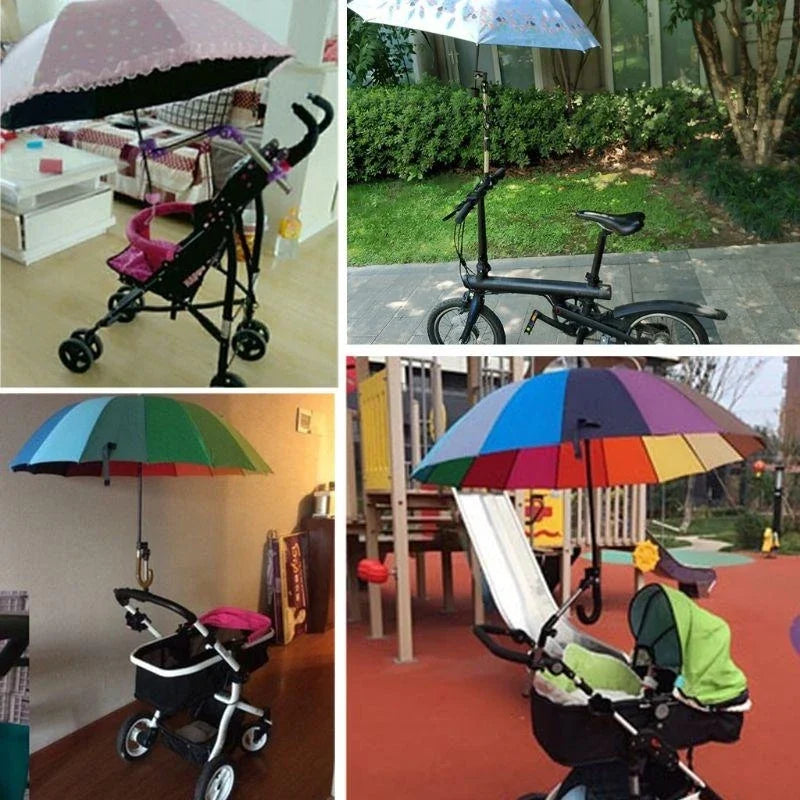 Adjustable Umbrella Holder for Stroller & Bike – Universal Mount