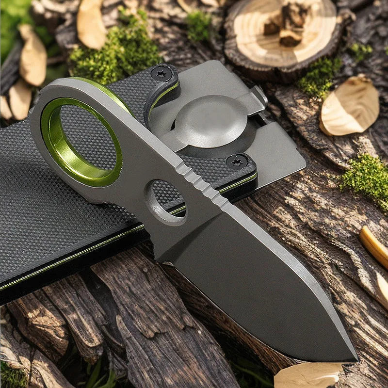 Mini Kitchen Knife with Finger Guard Sheath | 5CR15MOV Steel
