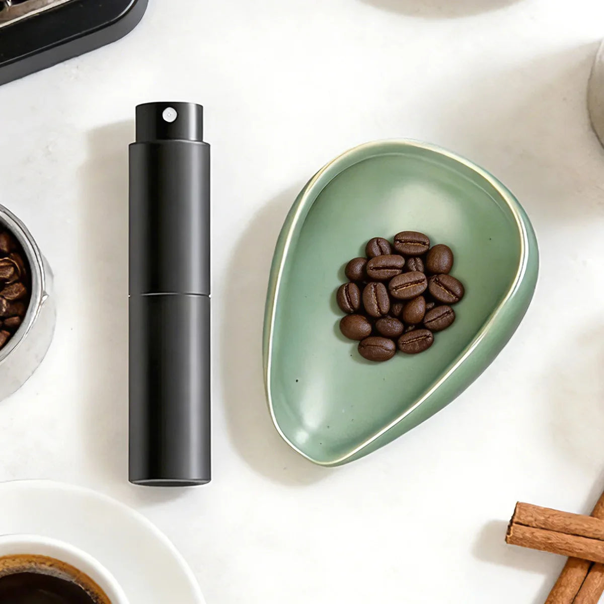 Coffee Bean Dosing Cup RDT Spray Bottle Bar Accessories Ceramic