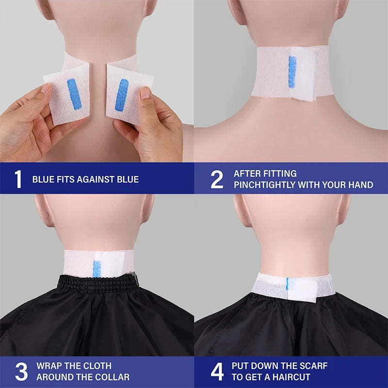 Salon Neck Paper Strips – Stretchy Disposable Hairdressing Cover