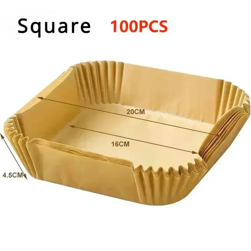 Disposable Air Fryer Parchment Liners – Non-Stick Baking Mats
