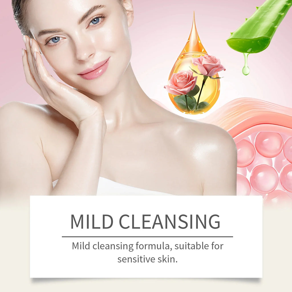 EELHOE Rose Bath Salts – Exfoliating, Pore-Minimizing, Stress Relief