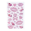 Rhinestone Heart & Lips Face Gems – Glitter Body Stickers