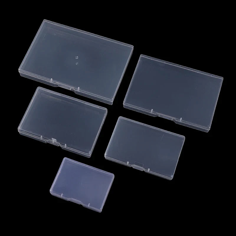 Clear Rectangular Plastic Storage Box – Dustproof Organizer