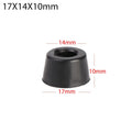 10-Pack Tapered Rubber Furniture Feet – Non-Slip Floor Pads