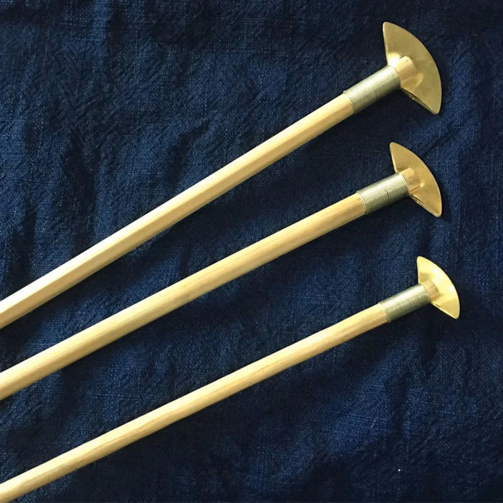 3-Piece Copper Batik Wax Knife Set | Textile Dyeing Art Tool