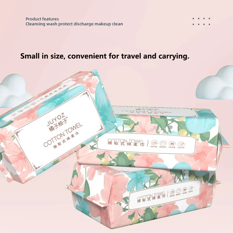 Disposable Facial Towel Wipes – Makeup Remover, Dry & Wet Use