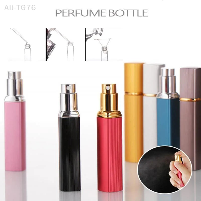 12ml Refillable Aluminum Perfume Spray Bottle | Travel Dispenser