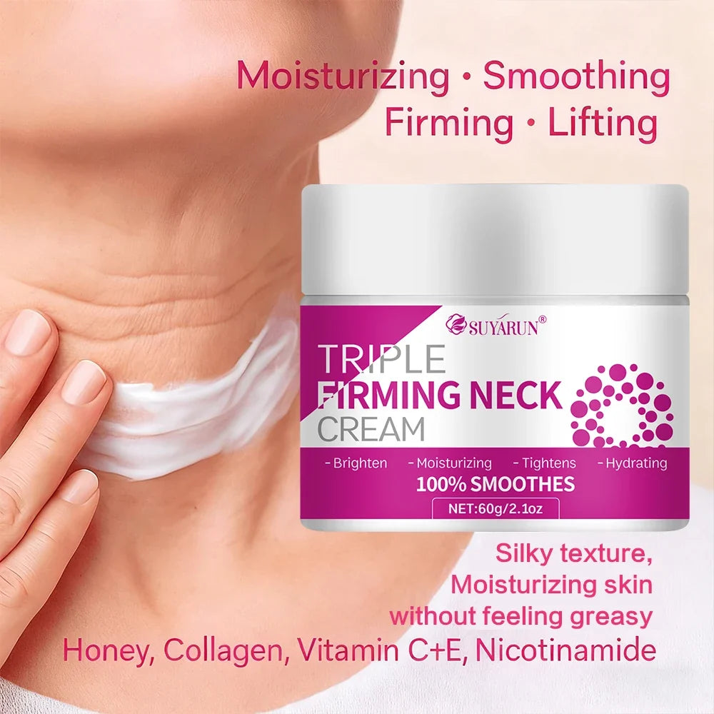 SUYARUN Triple Lifting Neck Cream – Collagen, Retinol & Hyaluronic Acid