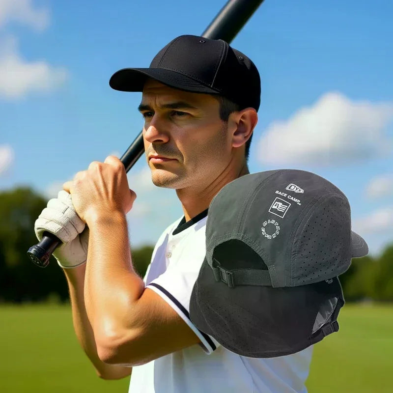 Summer Thin Breathable Mesh Baseball Caps Men Women Outdoor Camping