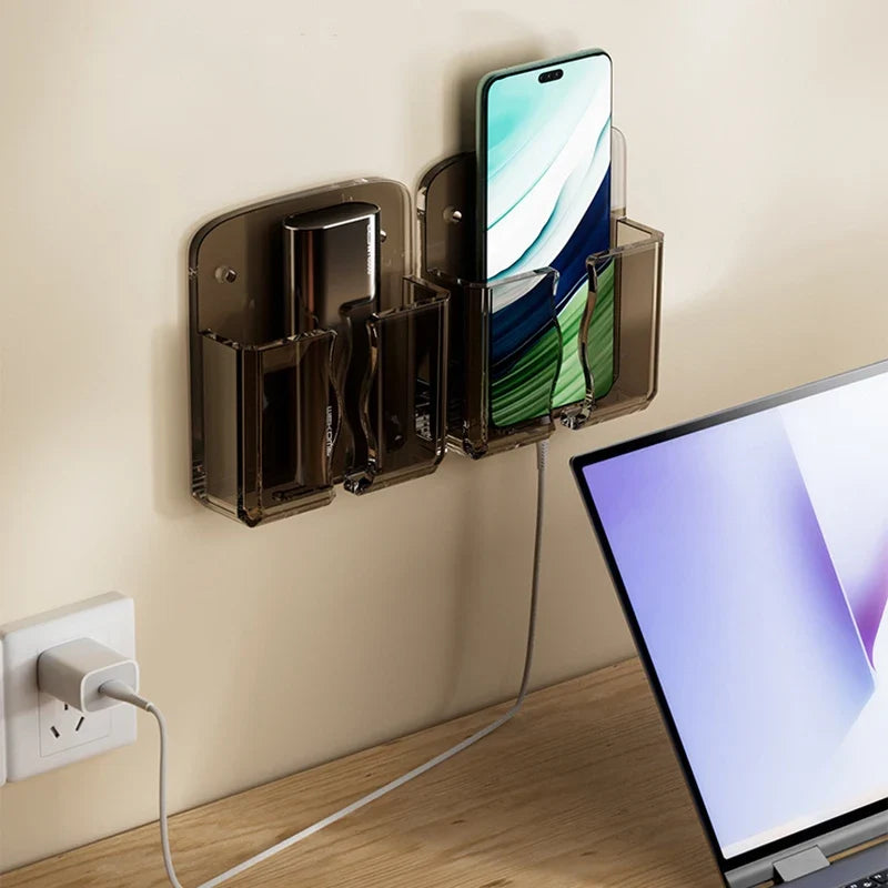 Mobile Phone Wall Holder Universal Cellphone Charge Storage Box