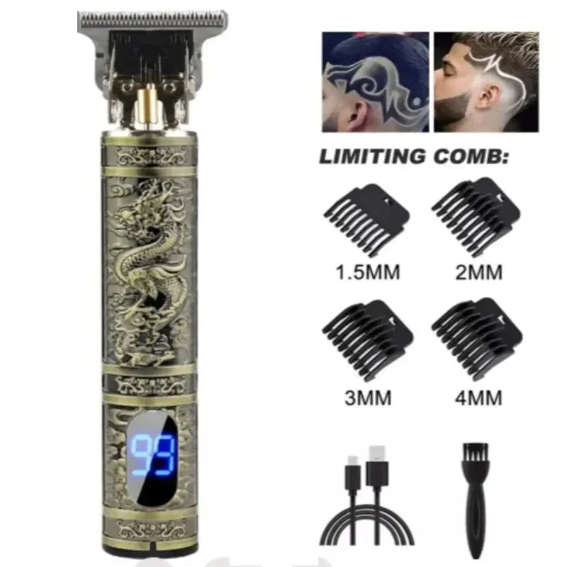 MDUG T9 LCD Electric Hair Clipper & Rechargeable Trimmer