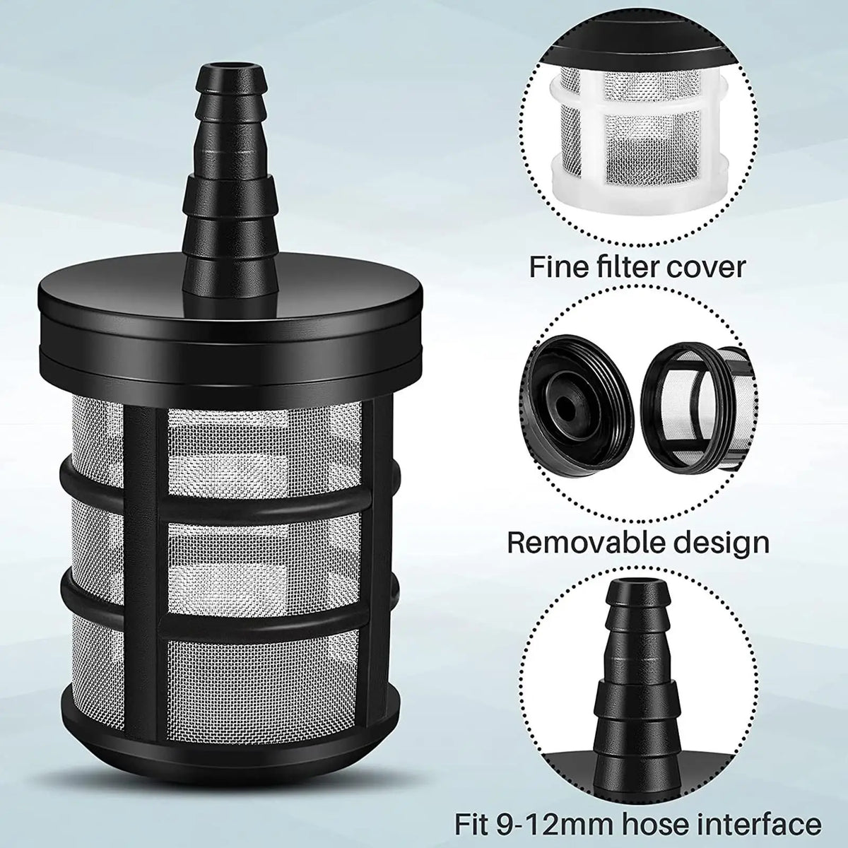 Garden Hose Sediment Filter | 50 Mesh Screen Hose Strainer