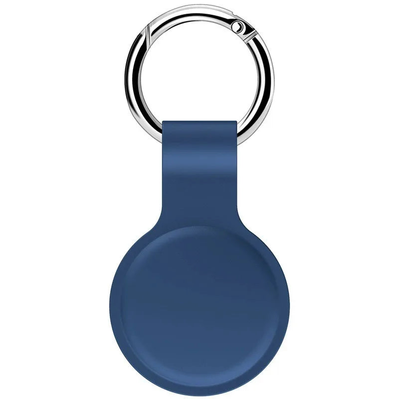 Liquid Silicone AirTag Case – Anti-Scratch Keychain Cover