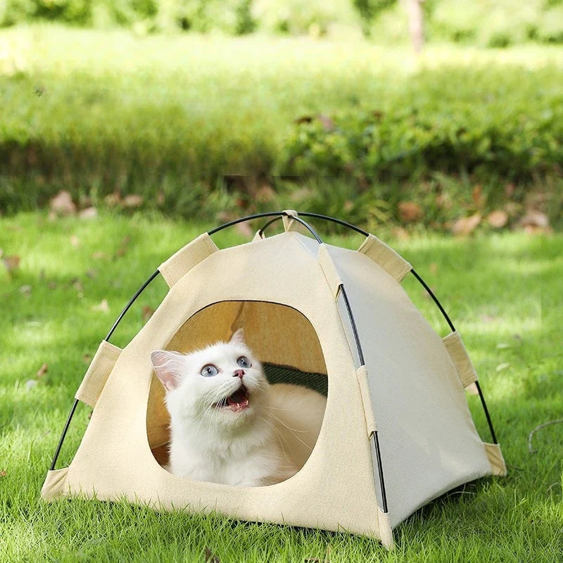 Foldable Pet Tent House – All-Season Cat & Dog Nest