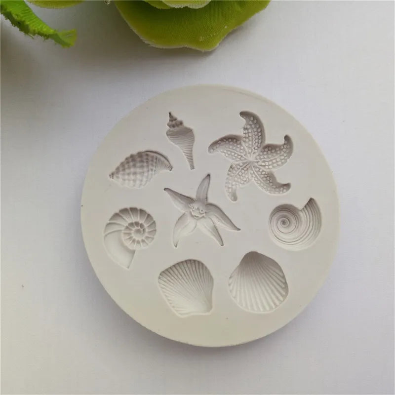 Ocean Seashell Conch Silicone Mold – Chocolate & Cake Baking