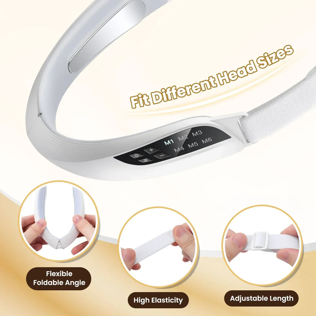 Hailicare Facial Massager – 6 Modes, 8 Levels, USB Rechargeable