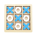 Wooden Tic-Tac-Toe Puzzle Game – Classic Family Strategy Toy