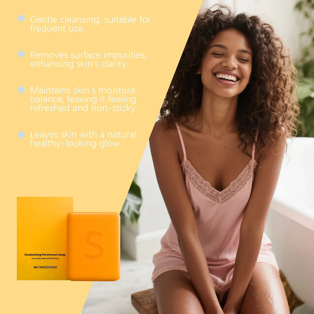 Persimmon Bath Soap Bar – Cleanse, Moisturize & Fruity Scent