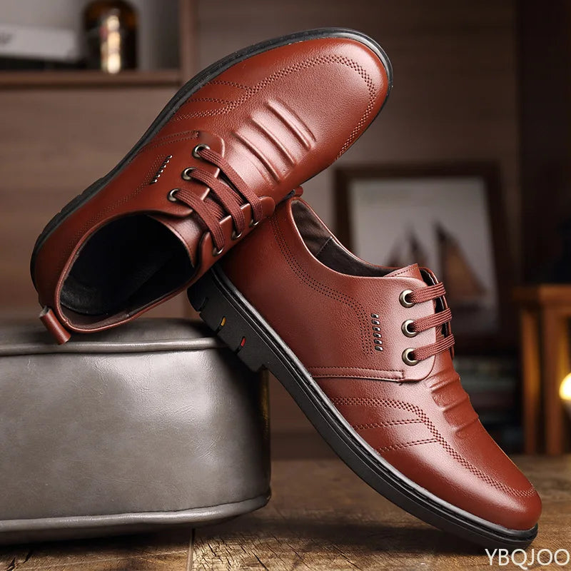 Men's Non-Slip Casual Business Flat Shoes – Soft EVA Sole