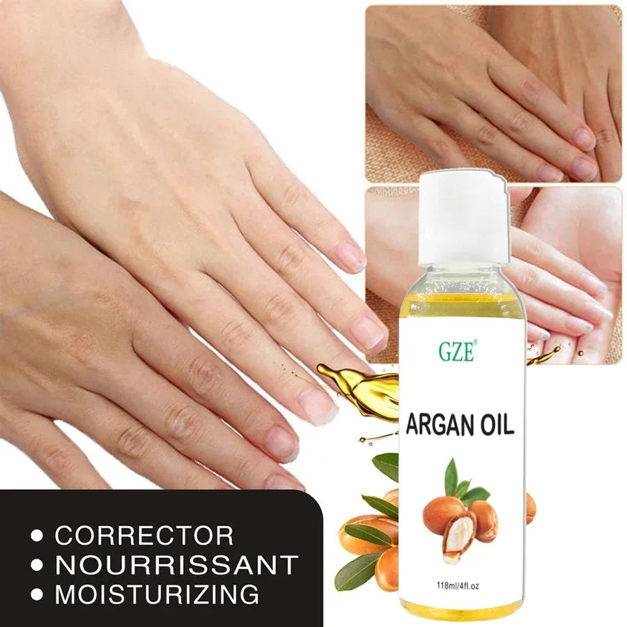 GZE Organic Moroccan Argan Oil | Cold Pressed Virgin Moisturizer
