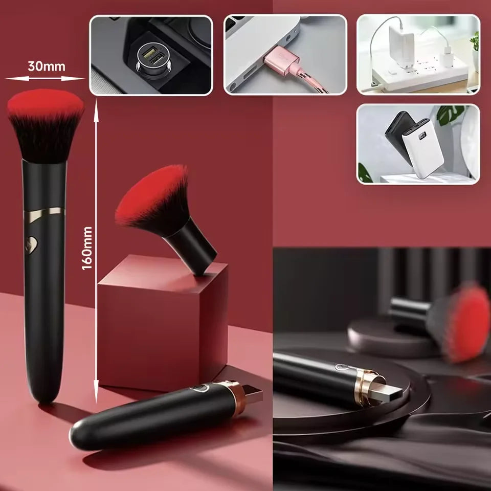 Makeup Brush Vibrator Female G Spot Vagina Massager Dildo Powerful
