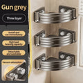 No-Drill Suction Cup Corner Shelf | Bathroom Storage Rack