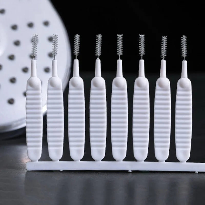 Micro Nylon Shower Nozzle Cleaning Brush Set – 10–500 Pcs