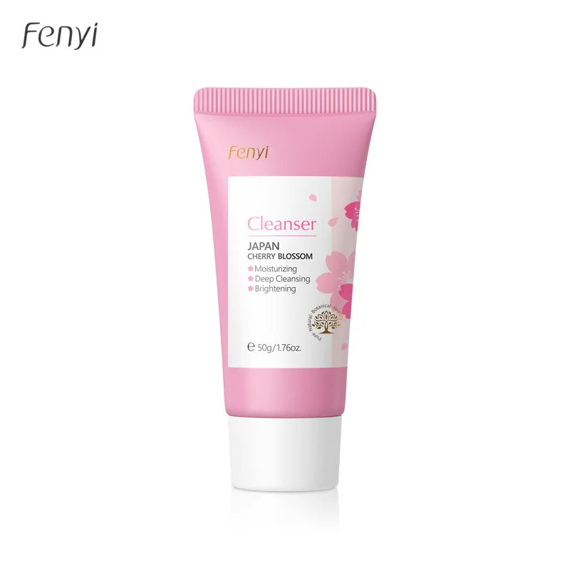 Sakura Foam Facial Cleanser – Brightening, Acne & Oil Control