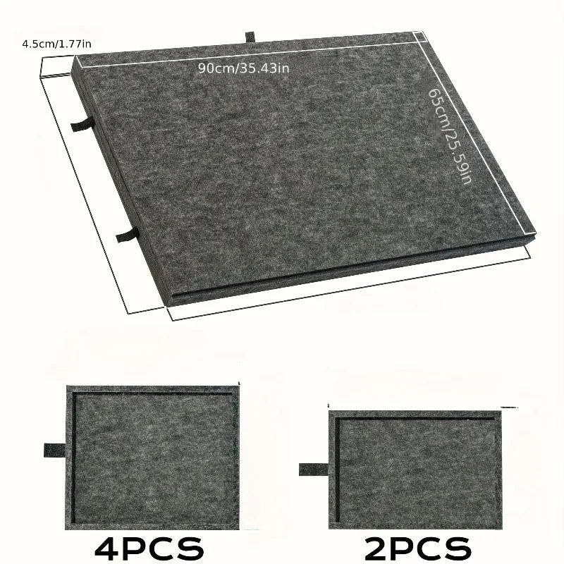 6-Drawer Jigsaw Puzzle Table Felt Board Drawers Tilting 2-in-1 Stand
