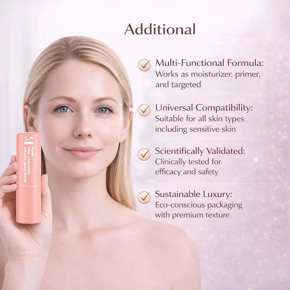 PDRN Pink Collagen Balm Stick – Face & Lip Moisturizer