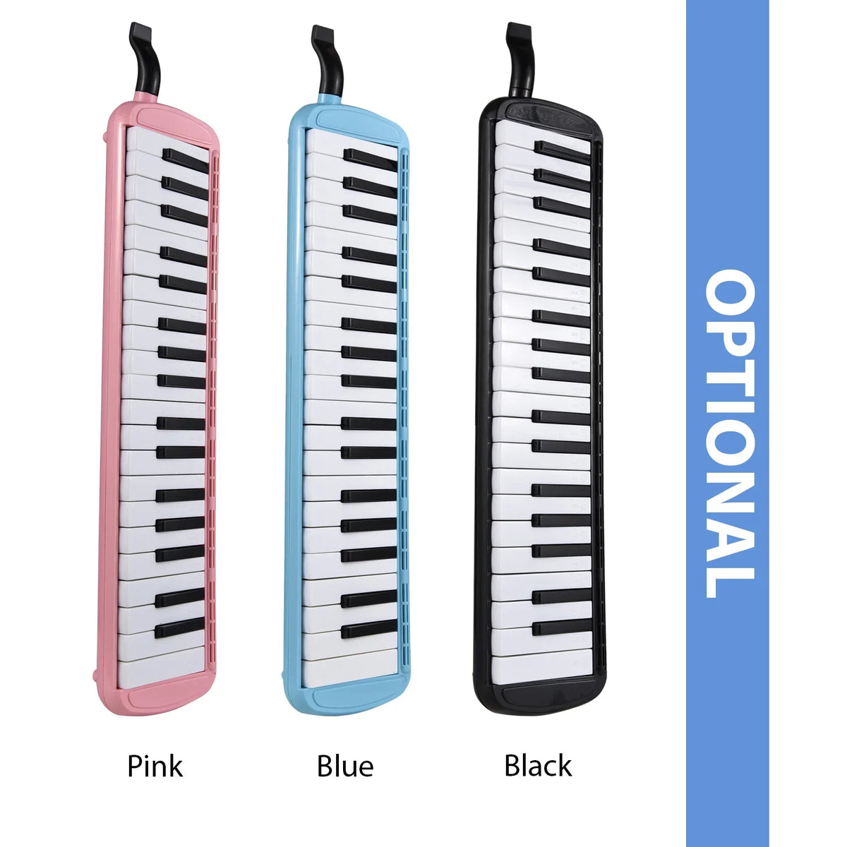 Melodica Air Piano Keyboard 37 Keys Instrument 2 Soft Blow Pipe