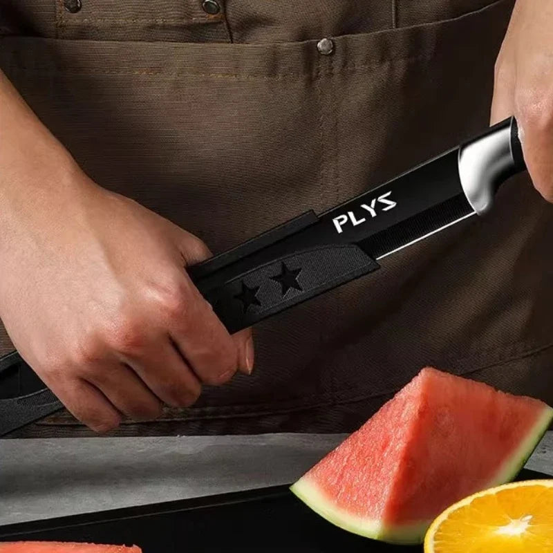 Stainless Steel Watermelon & Fruit Knife – Extended Melon Slicer