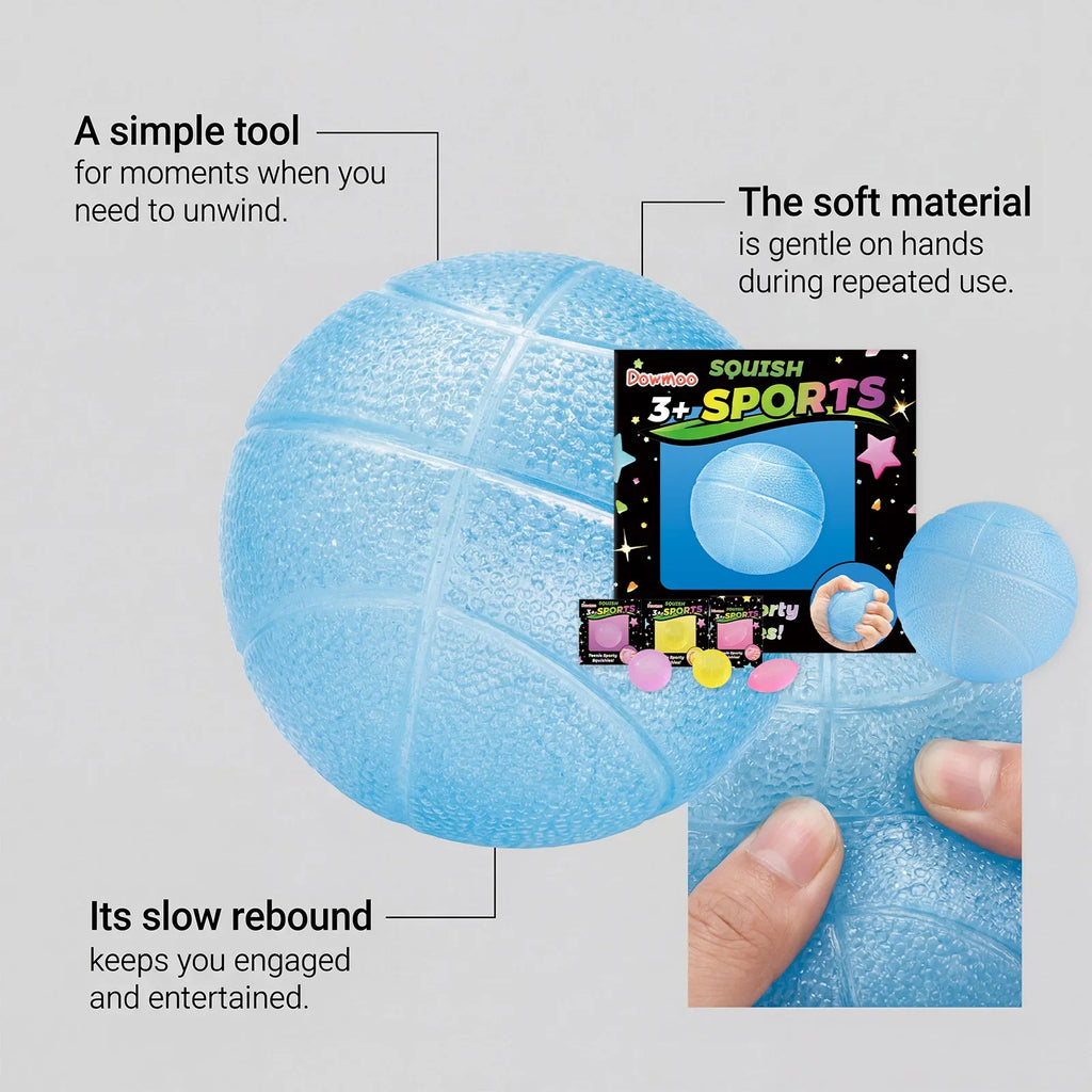 Slow Rising Squishy Squeeze Ball | Sensory Fidget Desk Toy