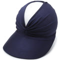 Women's Wide Brim Sun Hat UPF 50+ Empty Top Beach Cap