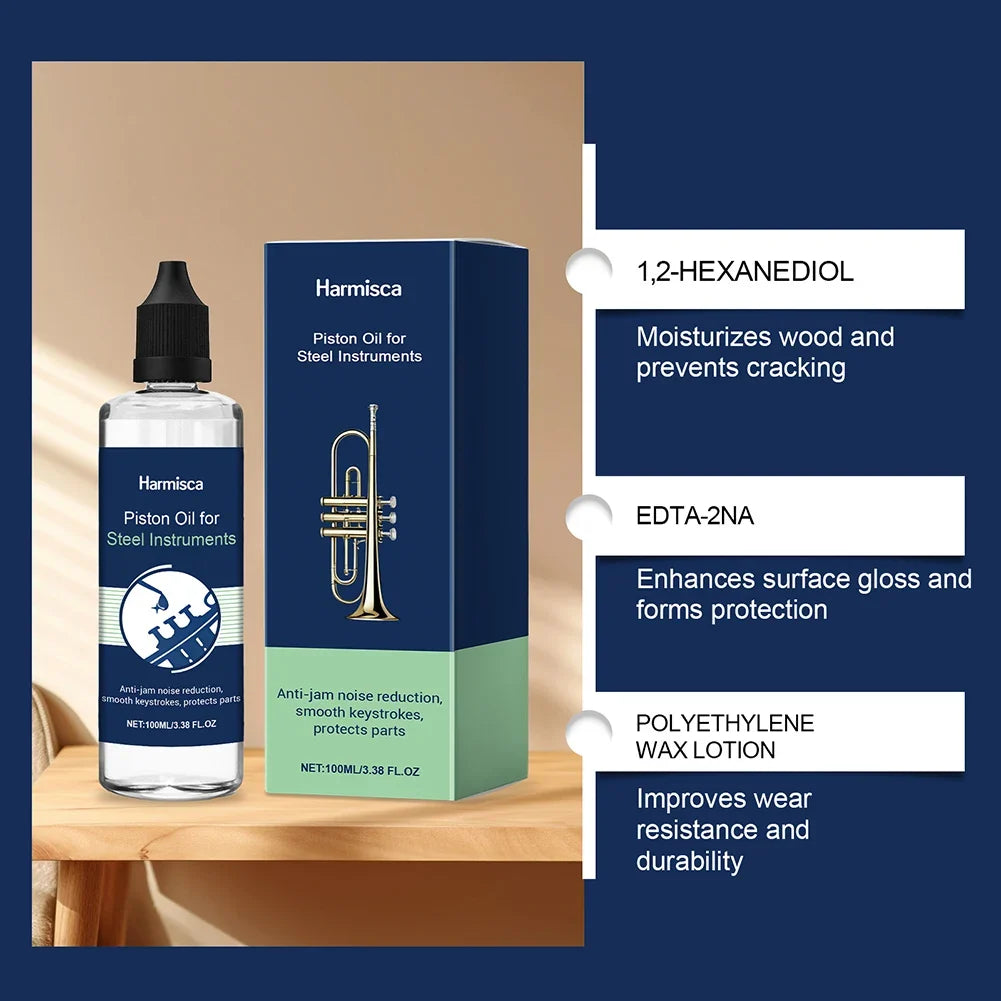 Professional Trumpet Valve Oil | Brass Instrument Piston Lubricant