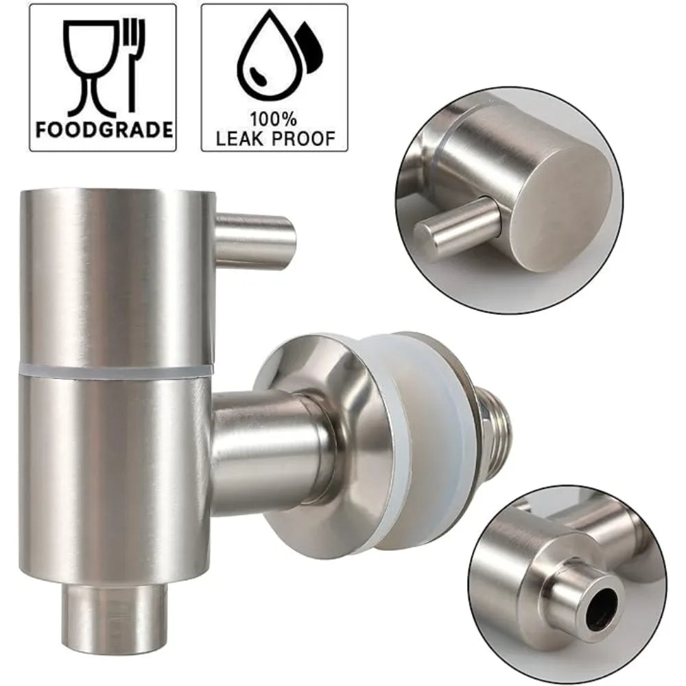 Stainless Steel Barrel Tap Spigot 16–25mm | Leakproof Faucet